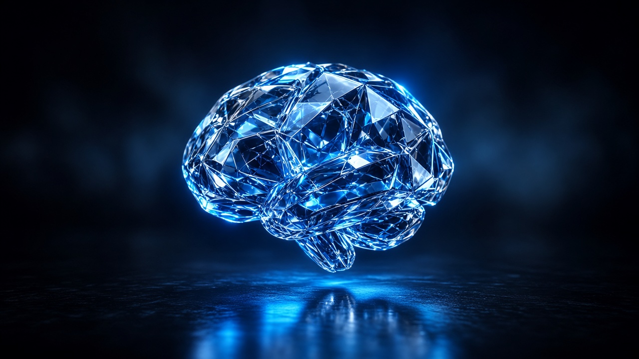 AI 晶体脑 3D 主视觉